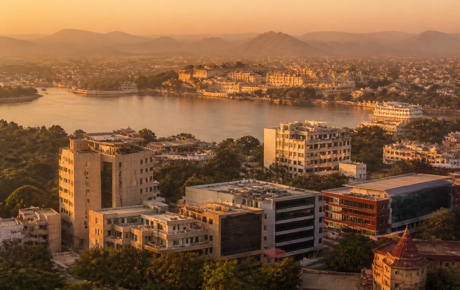 Kota, Rajasthan at golden hour — Doorstep Services serves clients across India